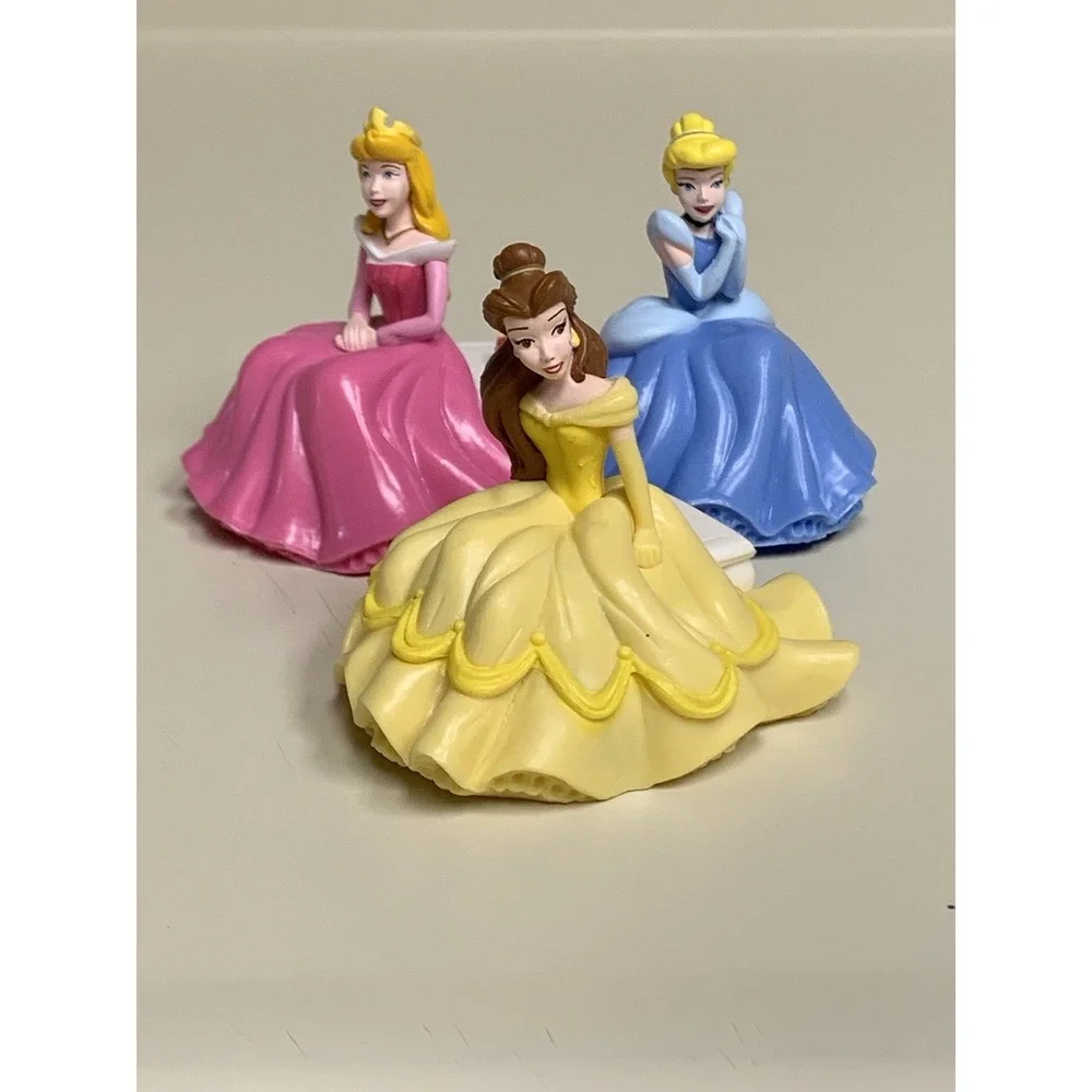 DecoPac Disney Princess Cake Toppers Belle Cinderella Sleeping Beauty Birthday
